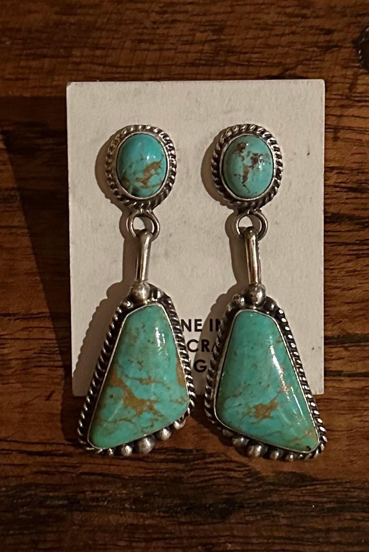 Kingman 2 Stone Earrings