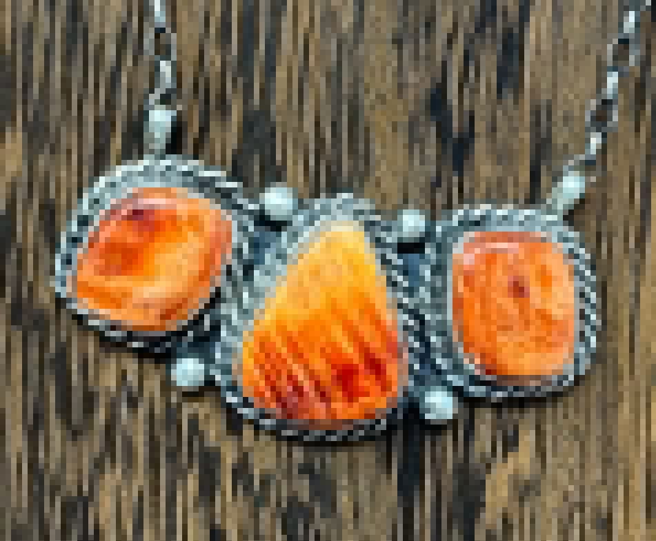 3 Stone Bar Necklace