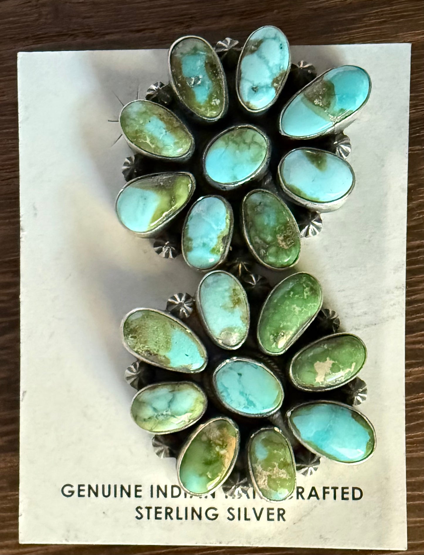 Handmade Sonoran Gold Cluster Earrings