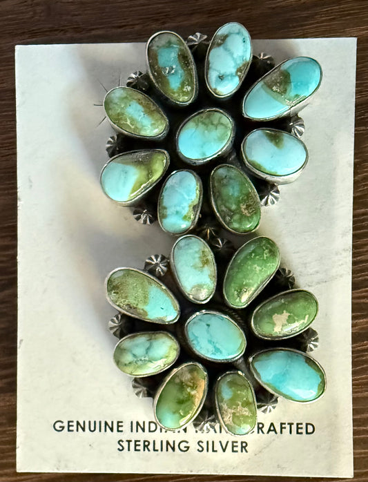 Handmade Sonoran Gold Cluster Earrings