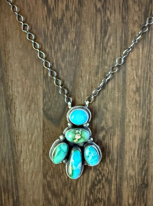 Sonoran Gold Cluster Necklace