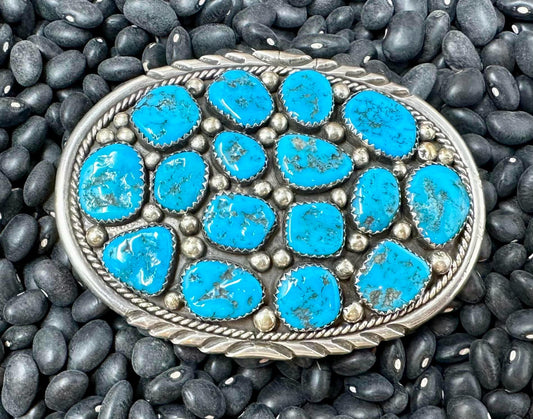 Blue Kingman Buckle
