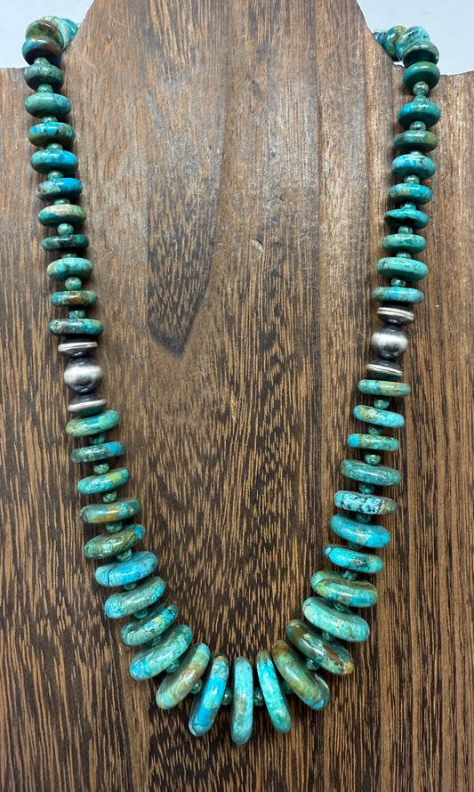 Green Kingman Heishi Rondel