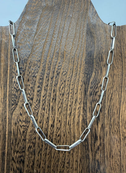 Handmade Paperclip chain necklace